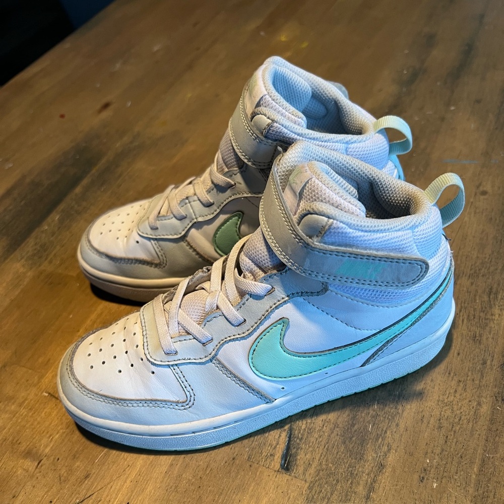 Nike(GS) Court Borough Mid 2 Pure Platinum Mint Foam